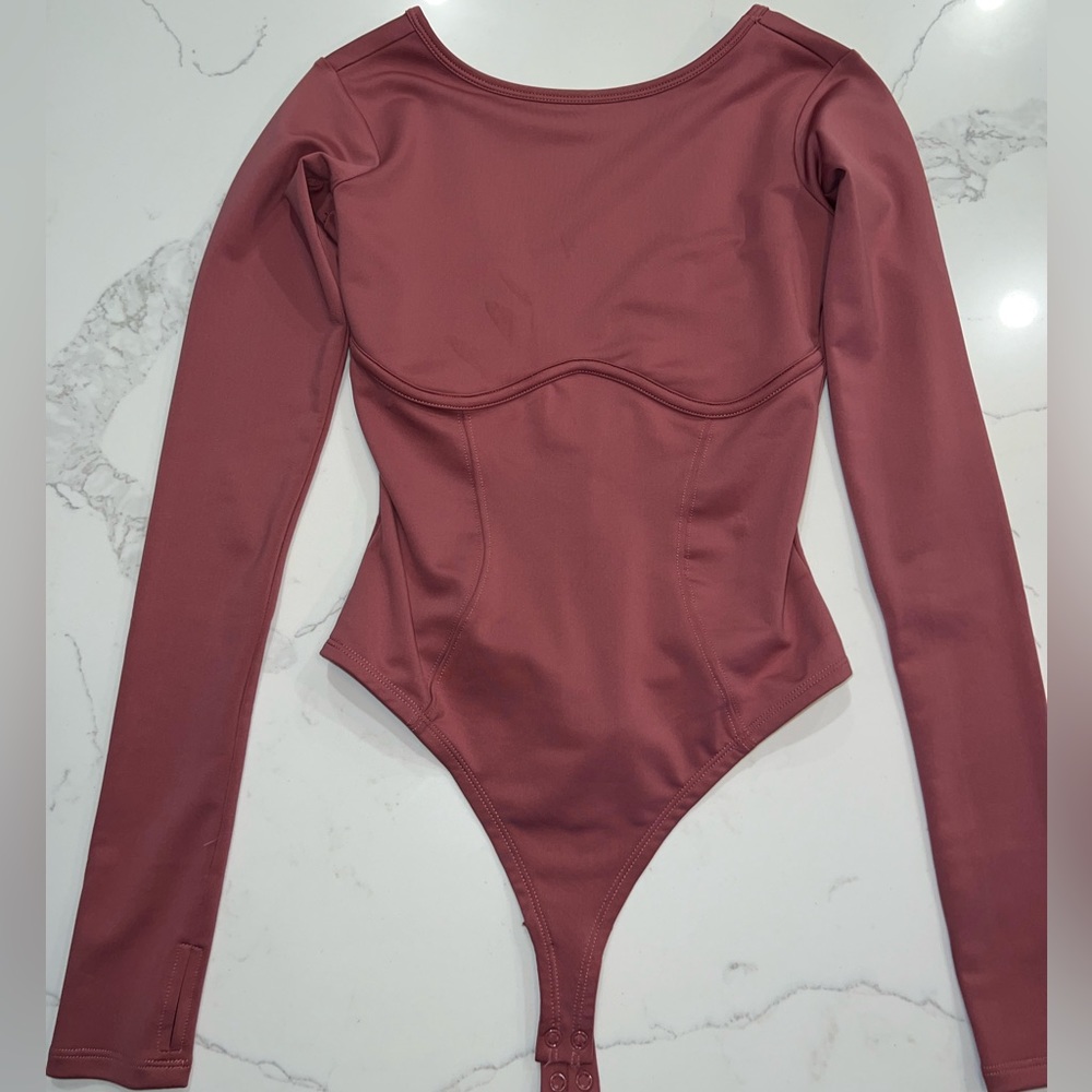 Fabletics Limited Edition Bodysuit w/ Underwire & Thumb Insert